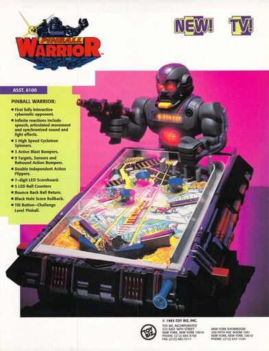 ToyBiz Pinball Warrior