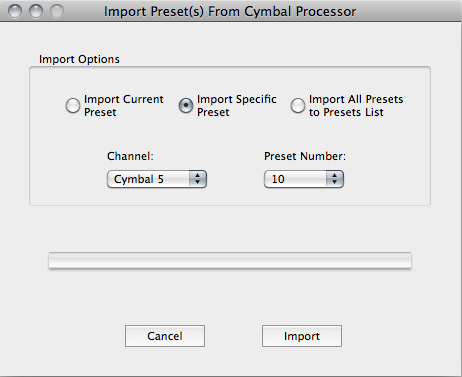 import specific